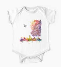Austin Texas Skyline One Piece - Short Sleeve
