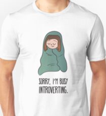 Sorry, I am busy introverting Slim Fit T-Shirt