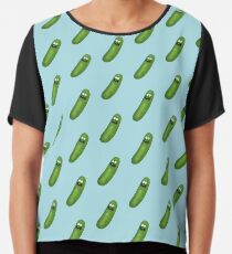 Pickle Rick Chiffon Top