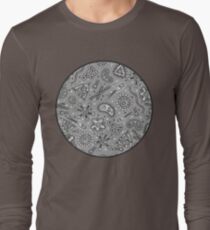 Microbes - Grey / Gray Long Sleeve T-Shirt