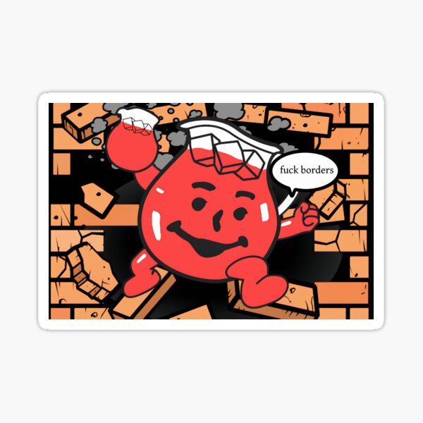 Pegatinas Kool Aid Man Redbubble - pegatina bob esponja roblox obby de jack163502 redbubble