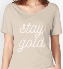 THE OUTSIDERS 'STAY GOLD' Women's Relaxed Fit T-Shirt