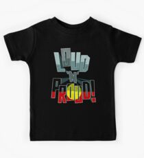 Aboriginal Australia Pride Loud N Proud Kids T-Shirt