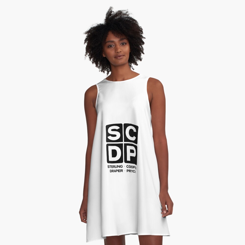 Sterling Cooper Draper Pryce Mad Men Inspired A Line Dress By