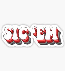 UGA georgia SIC 'EM Logo Sticker