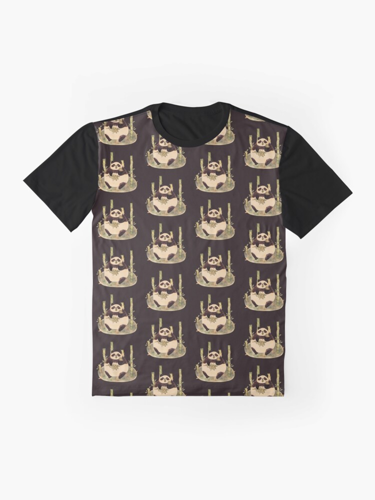 Alternate view of Chubby Panda Graphic T-Shirt