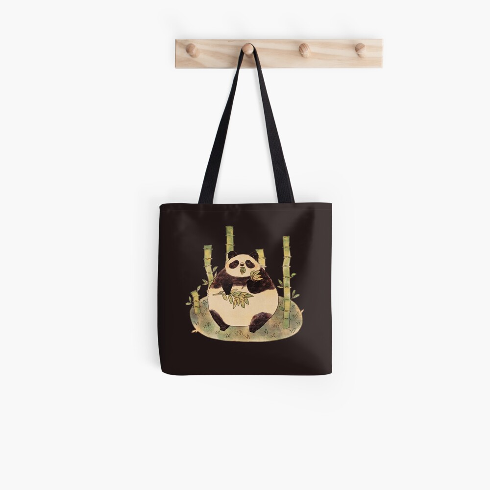 Chubby Panda Tote Bag
