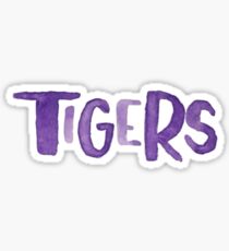 Tigers Watercolor Sticker