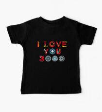 Camiseta para bebés Te amo 3000 v3