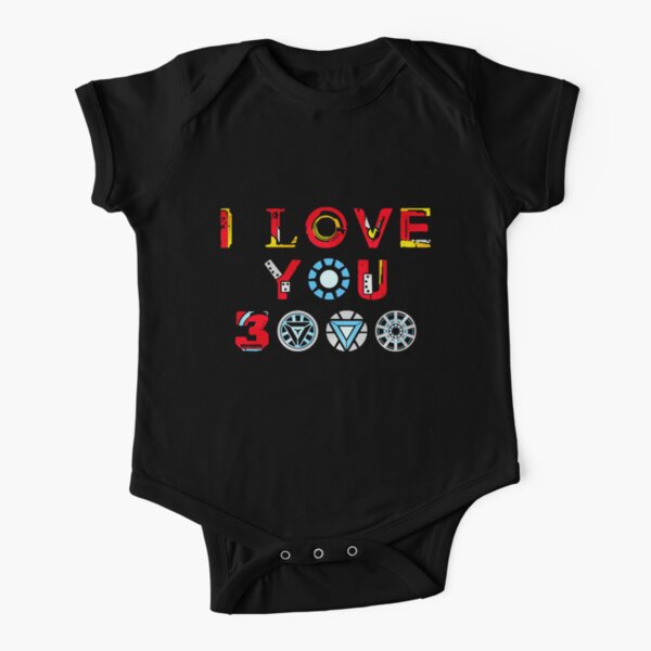 I Love You 3000 v3 Short Sleeve Baby One-Piece