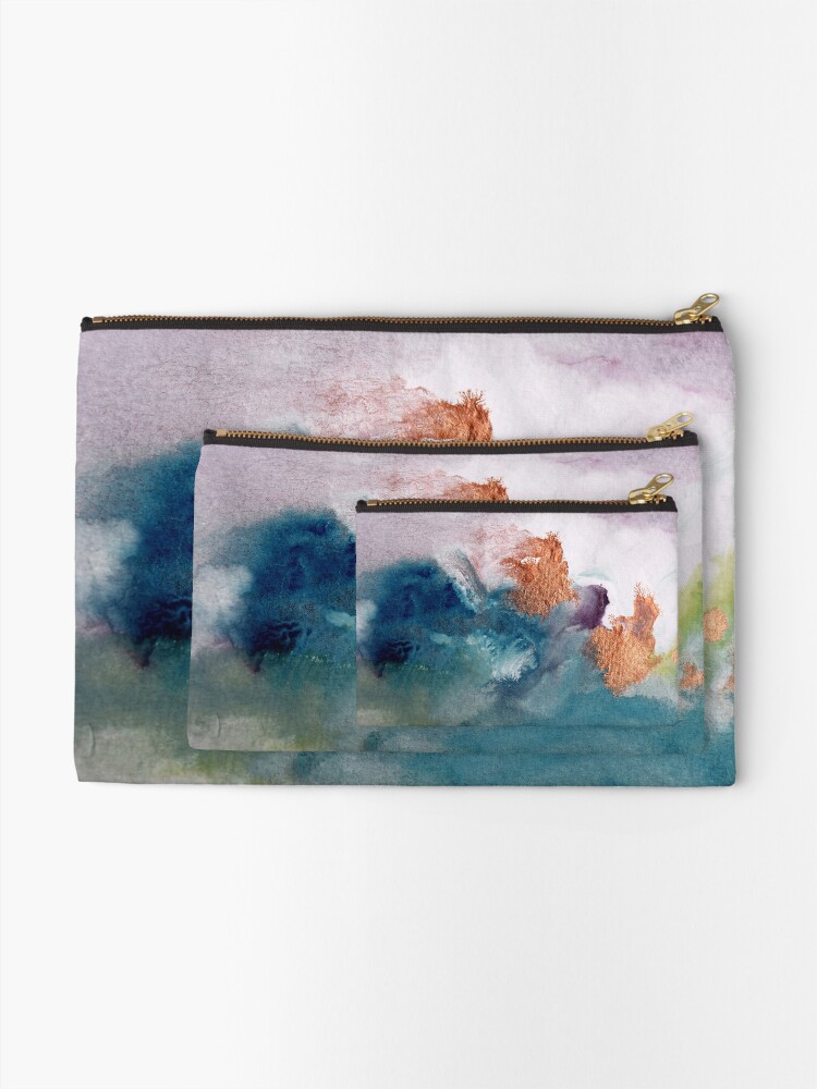 Alternate view of Abstract Birth Zipper Pouch