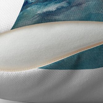 Alternate view of Abstract Birth Throw Pillow