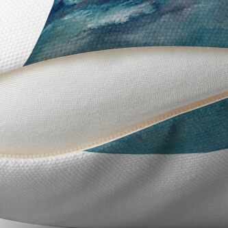 Alternate view of Abstract Birth Floor Pillow