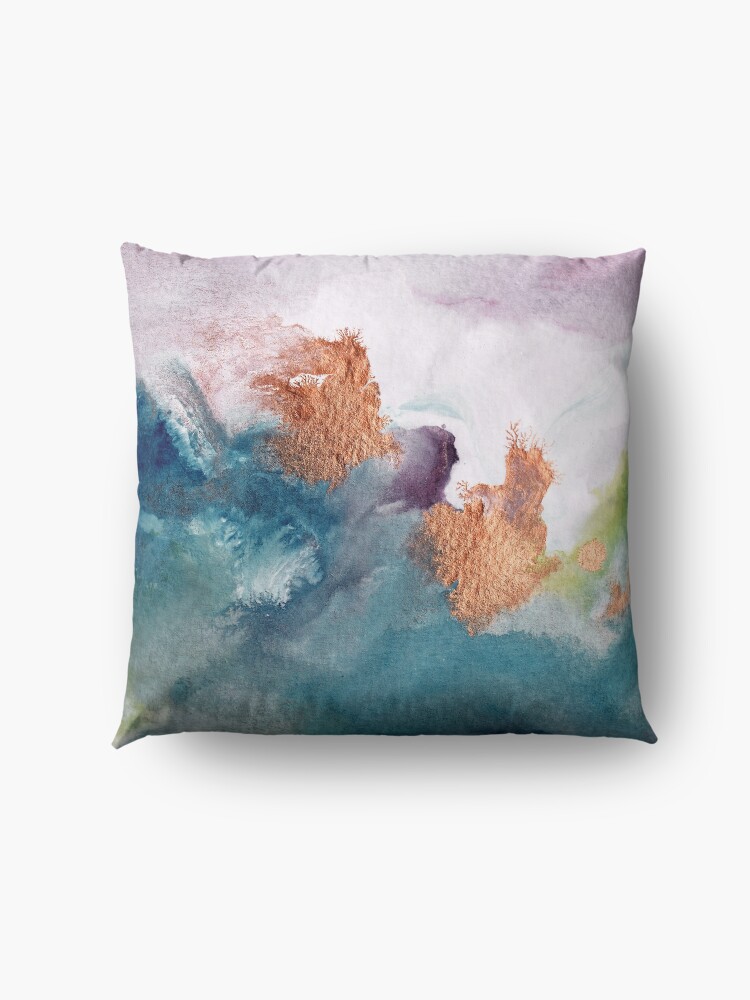 Alternate view of Abstract Birth Floor Pillow
