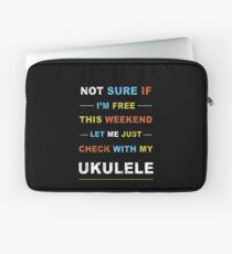 Funda para portátil UKULELE HUMOR : texto humorístico