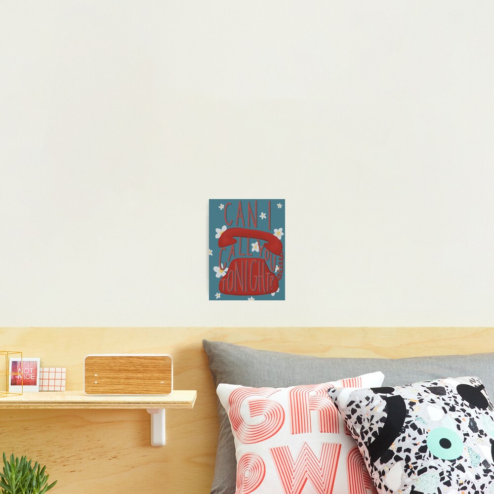 Can I Call You Tonight- Dayglow Photographic Print