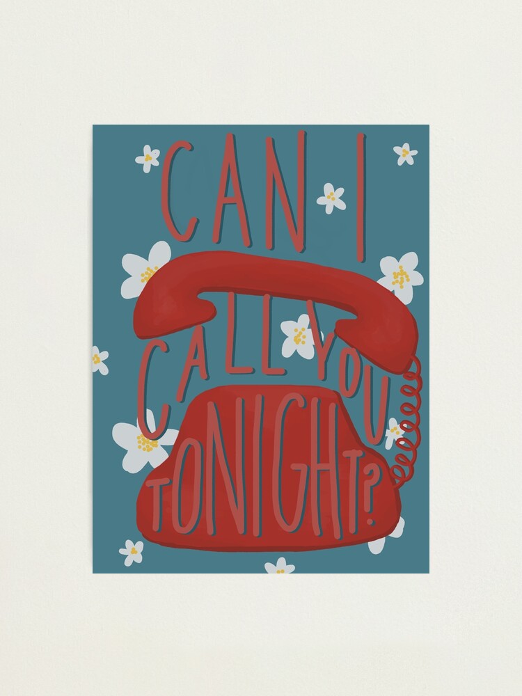 Alternate view of Can I Call You Tonight- Dayglow Photographic Print