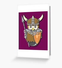 Workobeez VIKING! Greeting Card