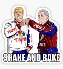 Shake and Bake Trump and Pence Sticker
