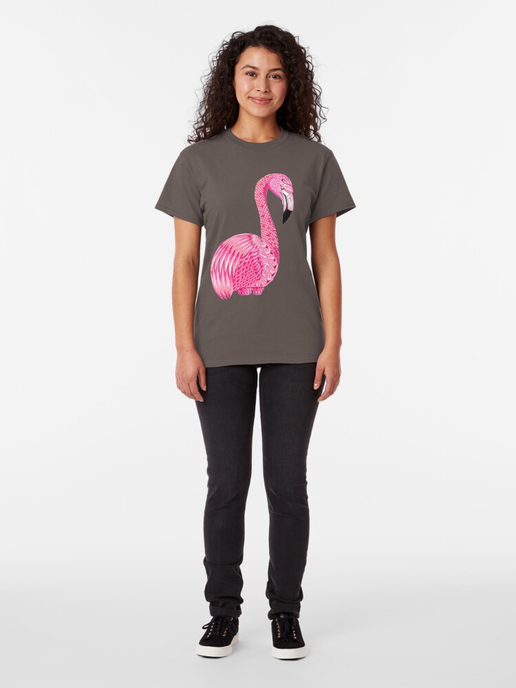Alternate view of Flamingo Totem Classic T-Shirt