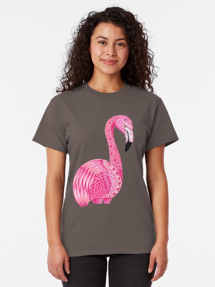 Alternate view of Flamingo Totem Classic T-Shirt