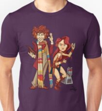 The Doctor, The Warrior, and K-9 Unisex T-Shirt