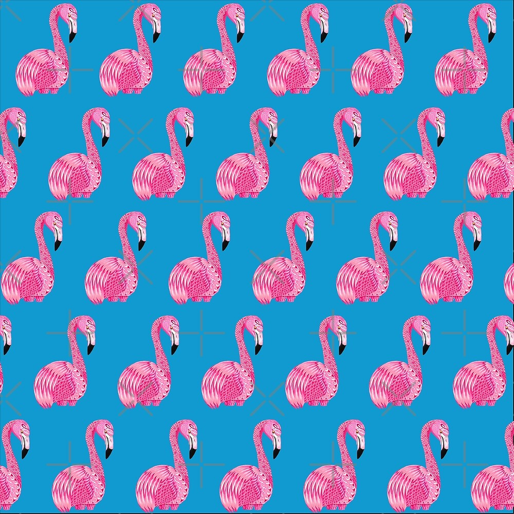 Flamingo Totem Pattern by Free-Spirit-Meg