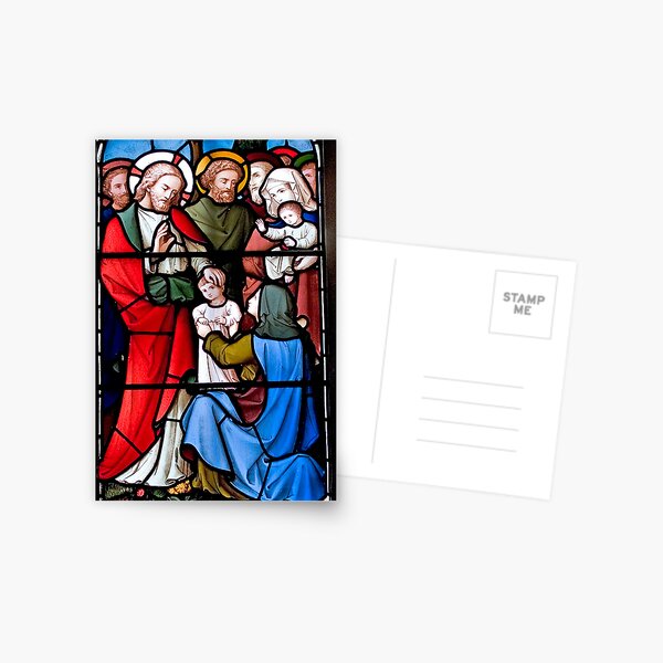 Stained Glass Window 0023 Postcard
