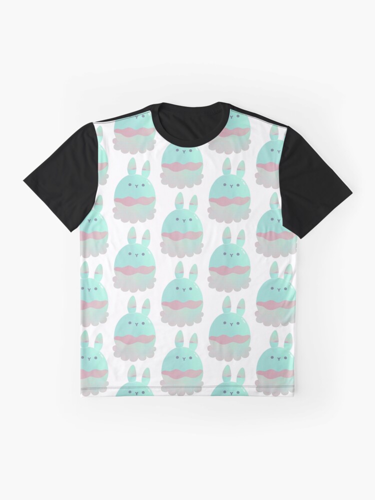 Alternate view of Water Bunny - Candy Graphic T-Shirt