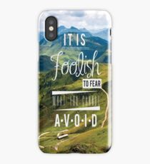 Mountains Quote iPhone Case