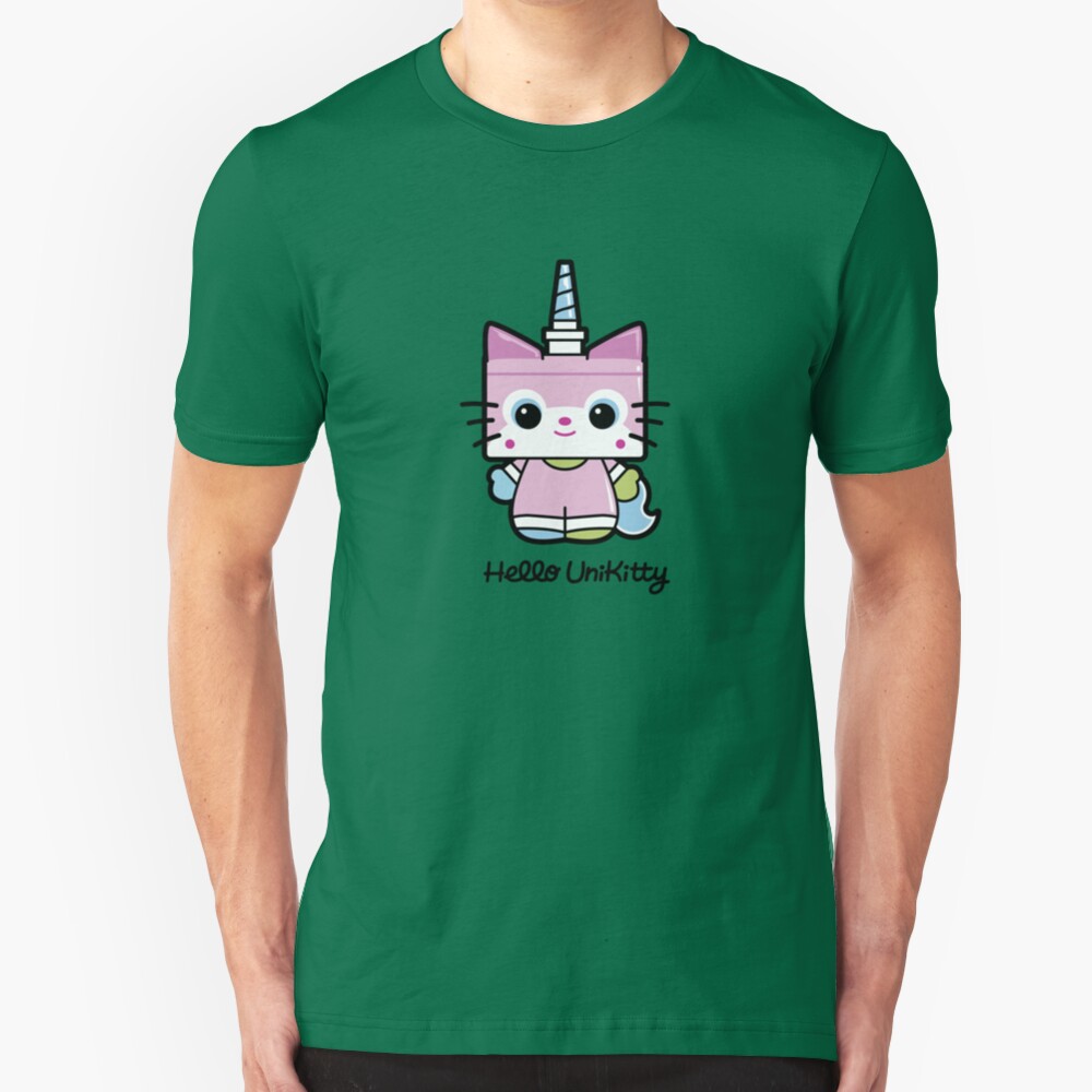 Hello Unikitty Slim Fit T-Shirt