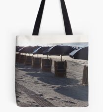 Chairs in the morning Tote Bag
