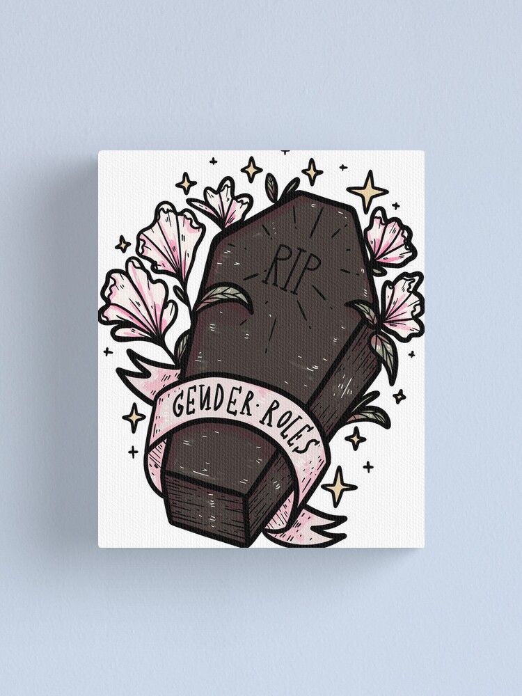 Alternate view of RIP gender roles Canvas Print