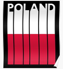 Poland T-Shirt Vintage Poland Flag Tee Polish Flag Tshirt Poster