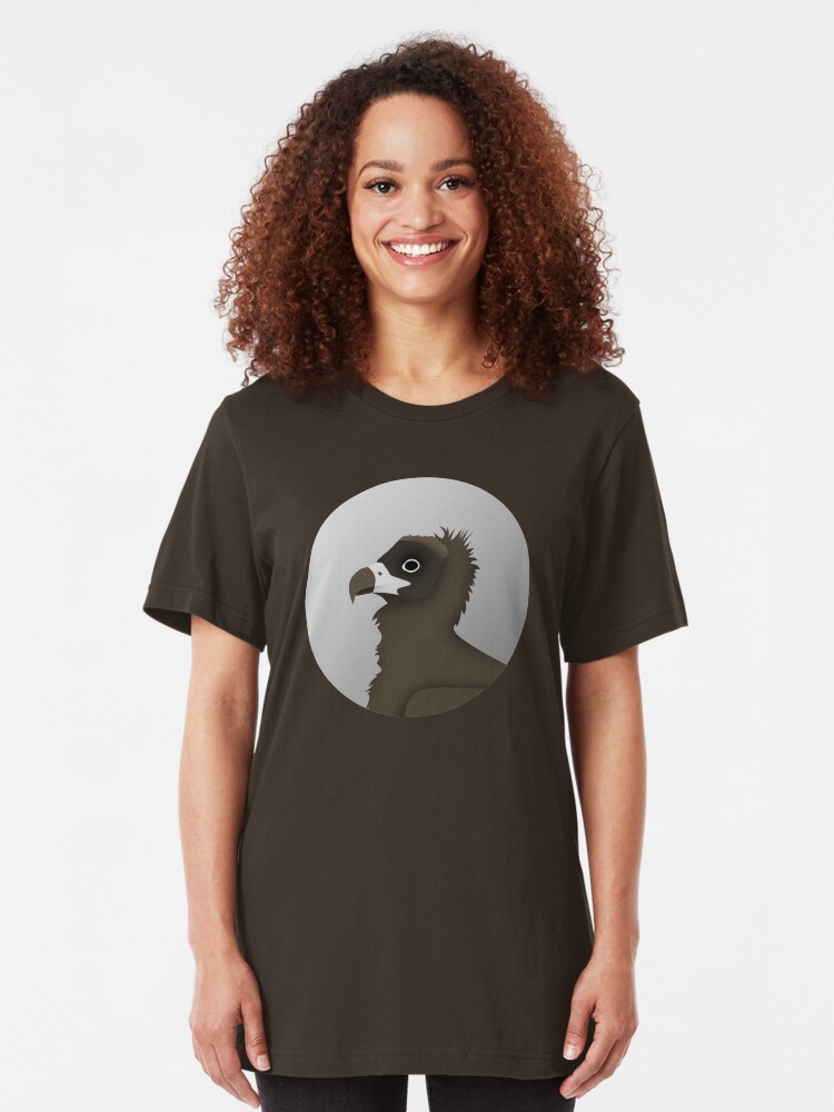 Alternate view of Cinereous Vulture Slim Fit T-Shirt