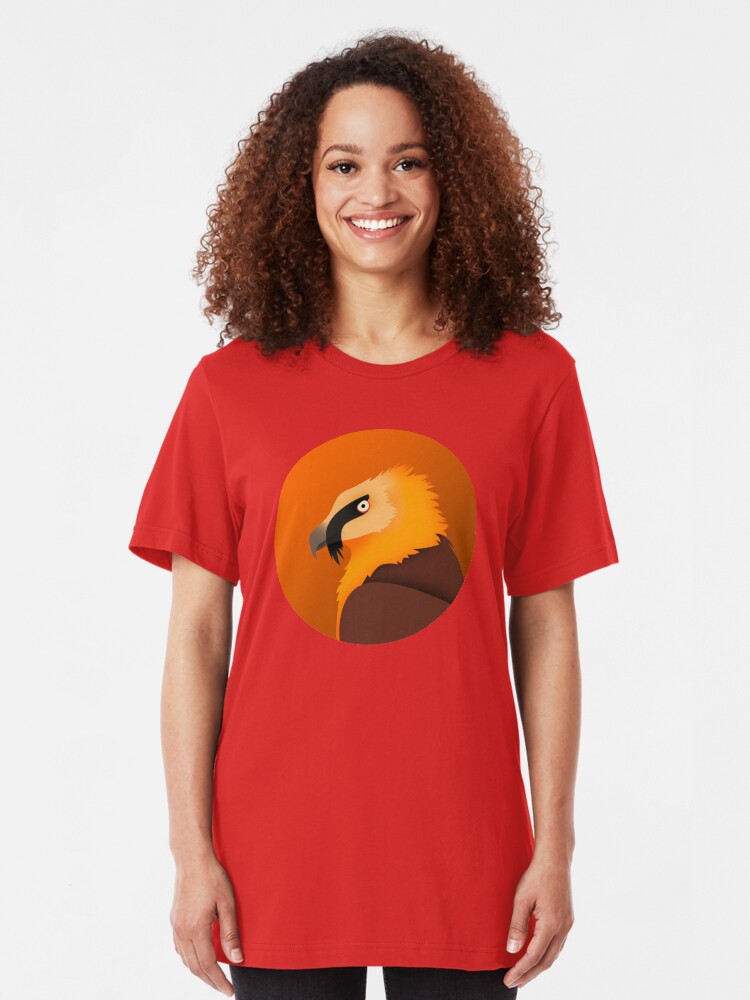 Alternate view of Bearded Vulture Slim Fit T-Shirt