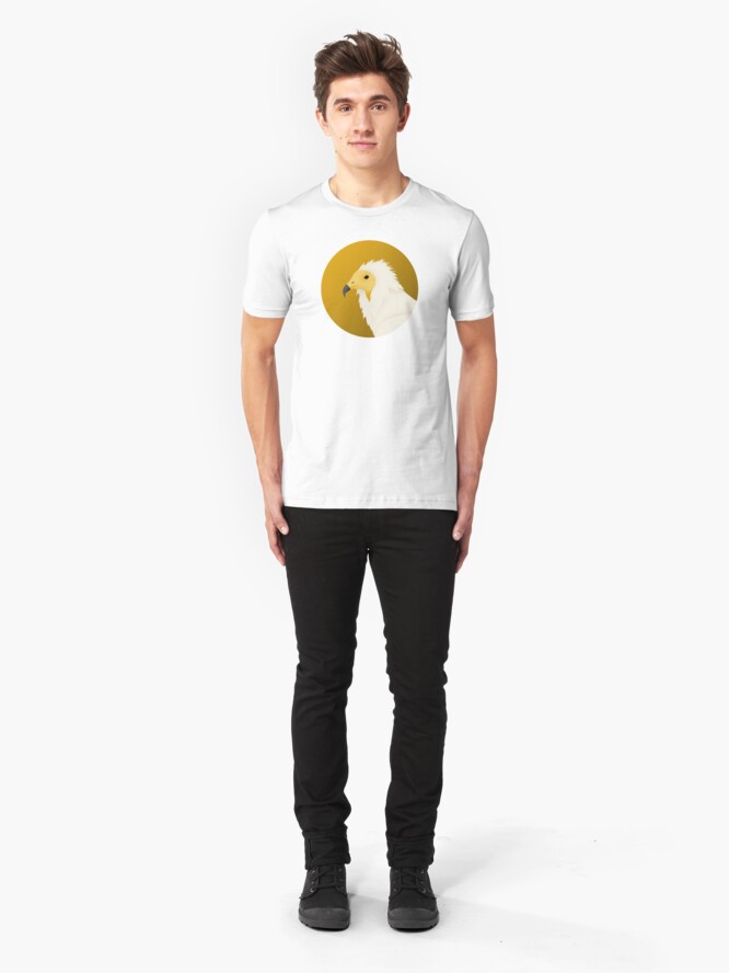 Alternate view of Egyptian Vulture Slim Fit T-Shirt