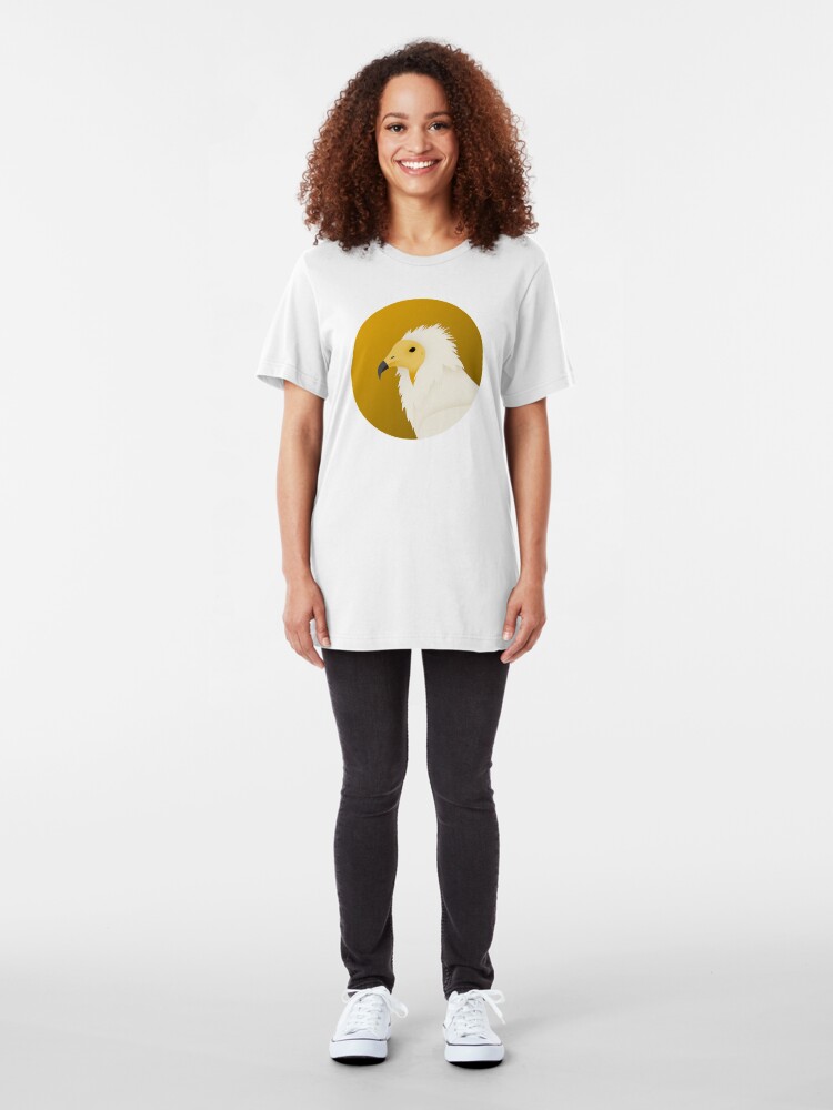 Alternate view of Egyptian Vulture Slim Fit T-Shirt