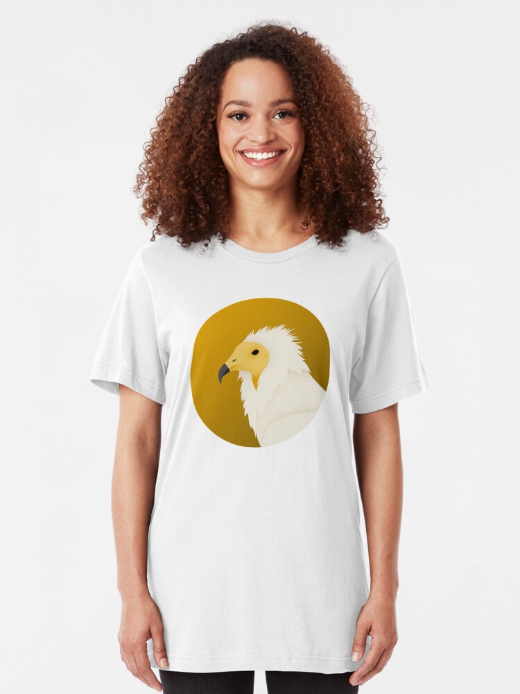 Alternate view of Egyptian Vulture Slim Fit T-Shirt