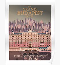 Grand Budapest Hotel Travel Poster Poster