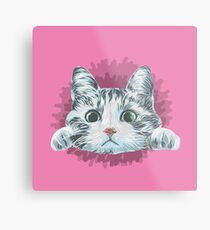 Cat Metal Print