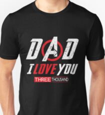 Camiseta ajustada Papa te amo camiseta tres mil