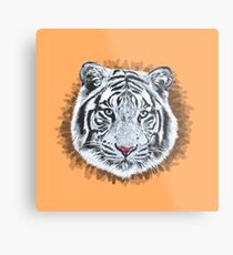 Tiger Metal Print