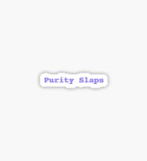 Purity Slaps blue/purple sticker Sticker