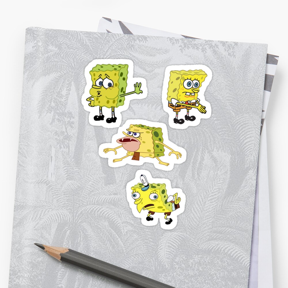 Spongebob Memes Sticker By Madisonbaber Redbubble 9705