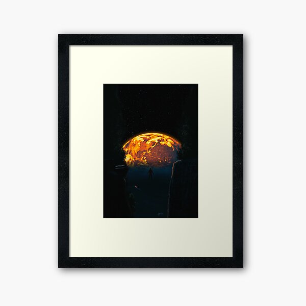"EARTH NEEDS YOU" Magical Dramatic Dreamscape Framed Art Print