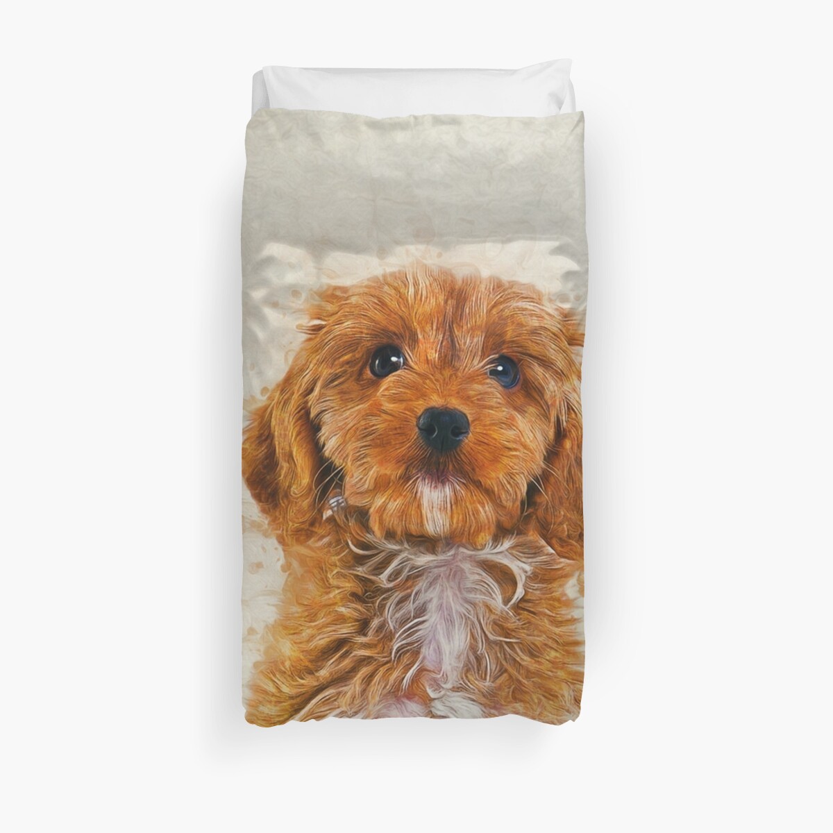 "Cockapoo" Duvet Cover by MitchellAK Redbubble