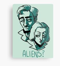 Aliens? Metal Print
