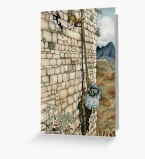 Watercolor Tribute to Arthur Rackham’s Rapunzel Greeting Card