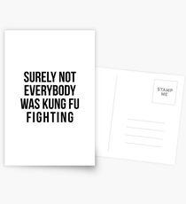 Sicherlich waren nicht alle Kung Fu-Kämpfer Postkarten